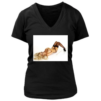 Aisleyne Horgan Wallace Women's Deep V-Neck TShirt