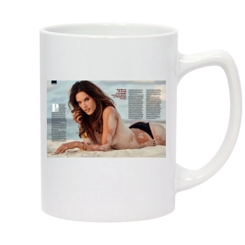 Alessandra Ambrosio 14oz White Statesman Mug