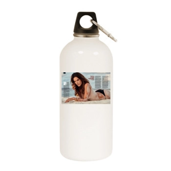 Alessandra Ambrosio White Water Bottle With Carabiner