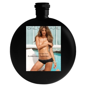 Alessandra Ambrosio Round Flask