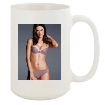 Alessandra Ambrosio 15oz White Mug