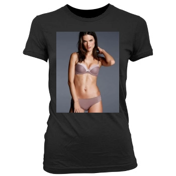 Alessandra Ambrosio Women's Junior Cut Crewneck T-Shirt