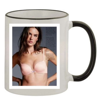 Alessandra Ambrosio 11oz Colored Rim & Handle Mug