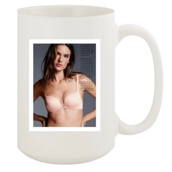 Alessandra Ambrosio 15oz White Mug