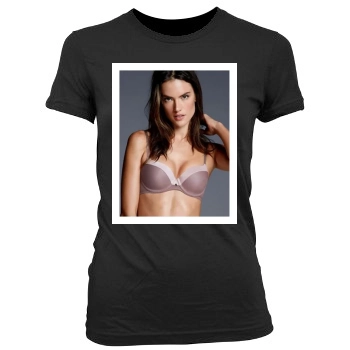 Alessandra Ambrosio Women's Junior Cut Crewneck T-Shirt