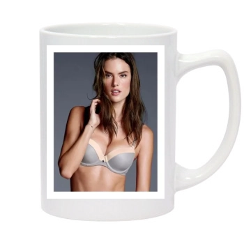 Alessandra Ambrosio 14oz White Statesman Mug