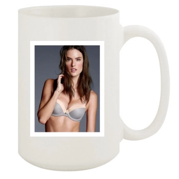 Alessandra Ambrosio 15oz White Mug