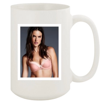 Alessandra Ambrosio 15oz White Mug