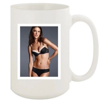 Alessandra Ambrosio 15oz White Mug