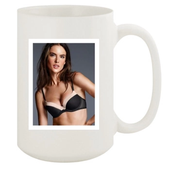 Alessandra Ambrosio 15oz White Mug