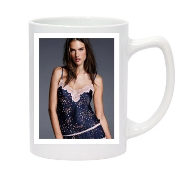 Alessandra Ambrosio 14oz White Statesman Mug