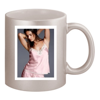 Alessandra Ambrosio 11oz Metallic Silver Mug