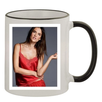 Alessandra Ambrosio 11oz Colored Rim & Handle Mug