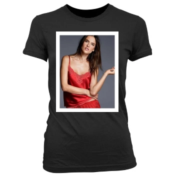 Alessandra Ambrosio Women's Junior Cut Crewneck T-Shirt