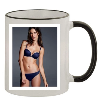 Alessandra Ambrosio 11oz Colored Rim & Handle Mug