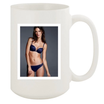 Alessandra Ambrosio 15oz White Mug