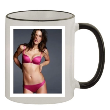 Alessandra Ambrosio 11oz Colored Rim & Handle Mug