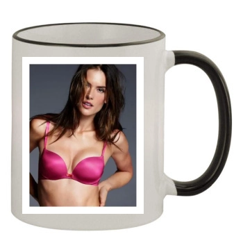 Alessandra Ambrosio 11oz Colored Rim & Handle Mug