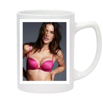 Alessandra Ambrosio 14oz White Statesman Mug