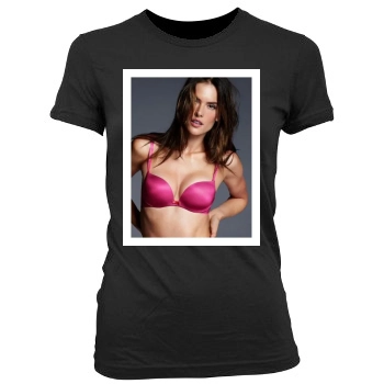 Alessandra Ambrosio Women's Junior Cut Crewneck T-Shirt