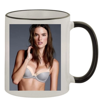 Alessandra Ambrosio 11oz Colored Rim & Handle Mug