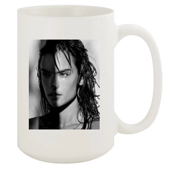 Alessandra Ambrosio 15oz White Mug