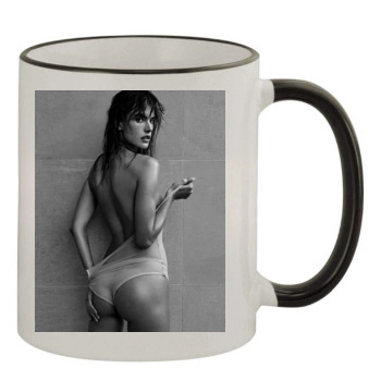 Alessandra Ambrosio 11oz Colored Rim & Handle Mug