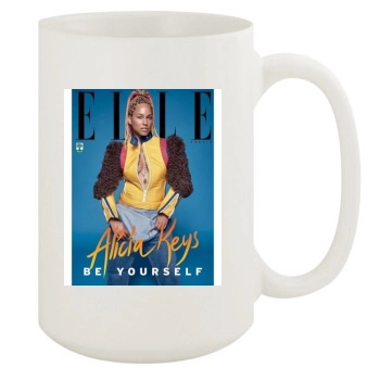 Alicia Keys 15oz White Mug