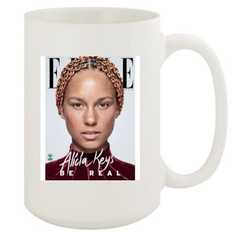 Alicia Keys 15oz White Mug