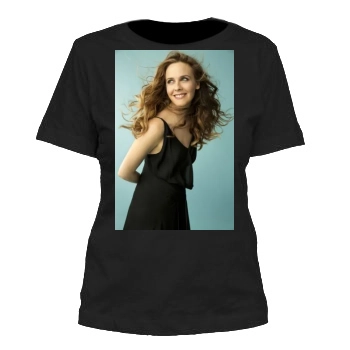 Alicia Silverstone Women's Cut T-Shirt