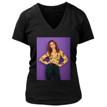 Alyson Stoner Women's Deep V-Neck TShirt