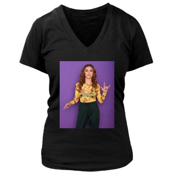 Alyson Stoner Women's Deep V-Neck TShirt