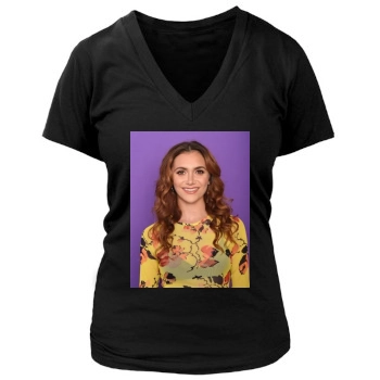 Alyson Stoner Women's Deep V-Neck TShirt