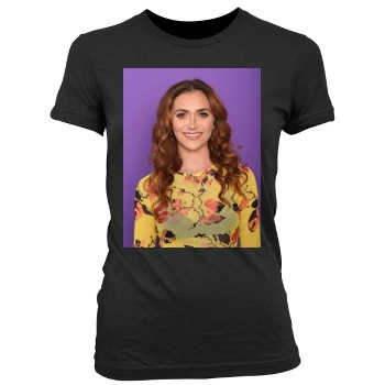 Alyson Stoner Women's Junior Cut Crewneck T-Shirt