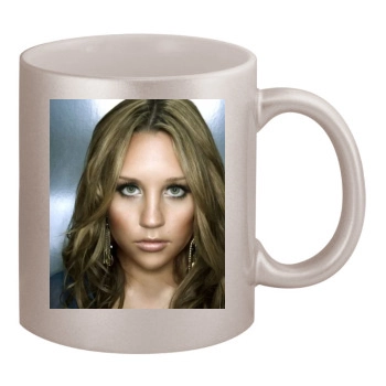 Amanda Bynes 11oz Metallic Silver Mug