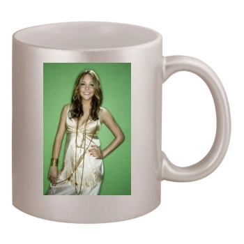 Amanda Bynes 11oz Metallic Silver Mug