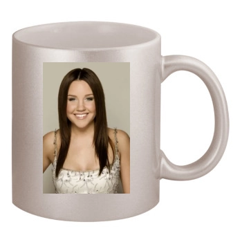 Amanda Bynes 11oz Metallic Silver Mug