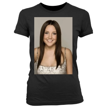 Amanda Bynes Women's Junior Cut Crewneck T-Shirt