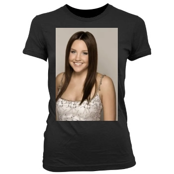 Amanda Bynes Women's Junior Cut Crewneck T-Shirt