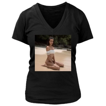 Amanda Pizziconi Women's Deep V-Neck TShirt