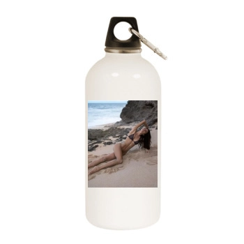 Amanda Pizziconi White Water Bottle With Carabiner