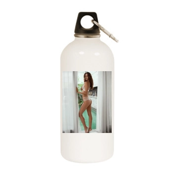 Amanda Pizziconi White Water Bottle With Carabiner