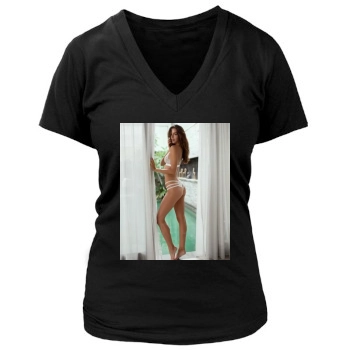 Amanda Pizziconi Women's Deep V-Neck TShirt