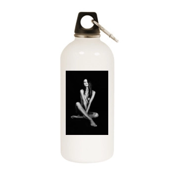 Amanda Pizziconi White Water Bottle With Carabiner