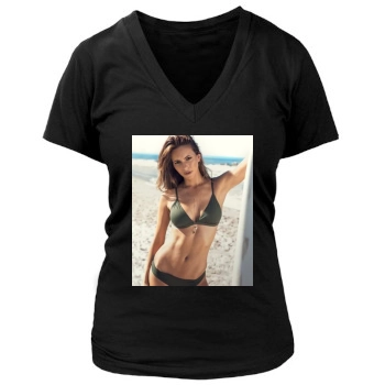 Amanda Pizziconi Women's Deep V-Neck TShirt