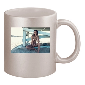 Amanda Pizziconi 11oz Metallic Silver Mug