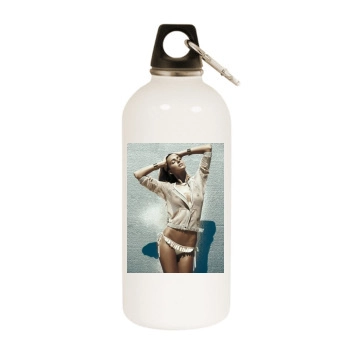 Amanda Pizziconi White Water Bottle With Carabiner