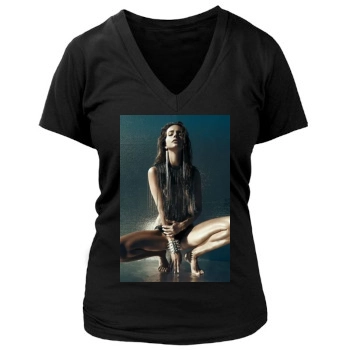 Amanda Pizziconi Women's Deep V-Neck TShirt