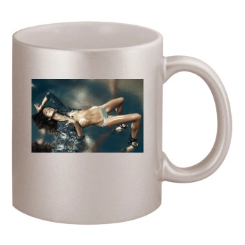 Amanda Pizziconi 11oz Metallic Silver Mug