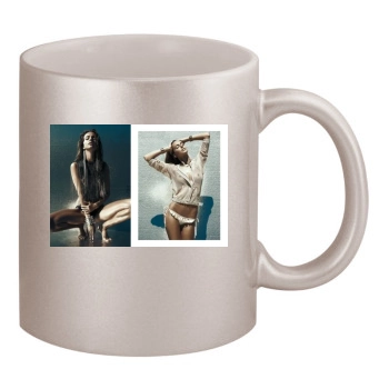 Amanda Pizziconi 11oz Metallic Silver Mug